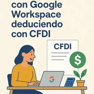 Cómo ahorrar con Google Workspace deduciendo con CFDI