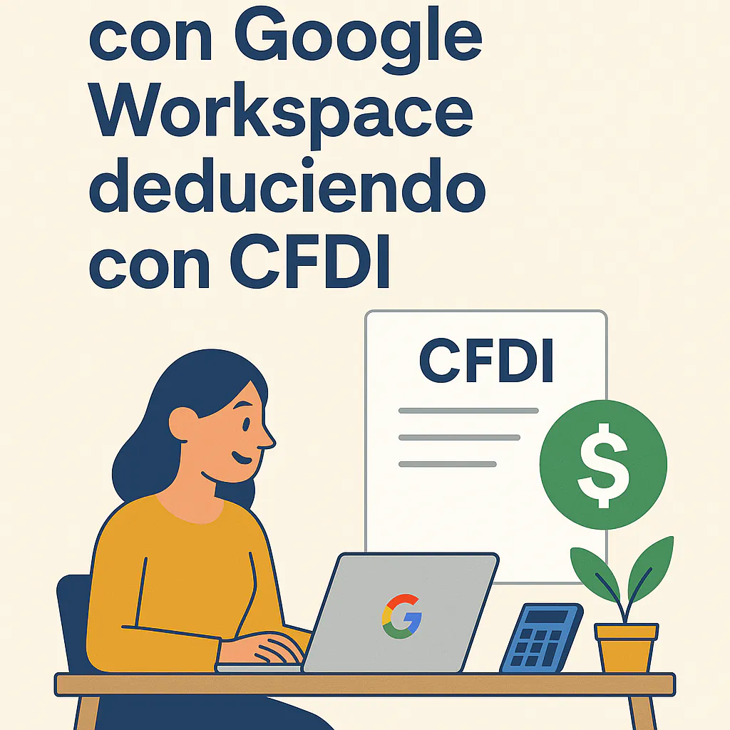 Cómo ahorrar con Google Workspace deduciendo con CFDI