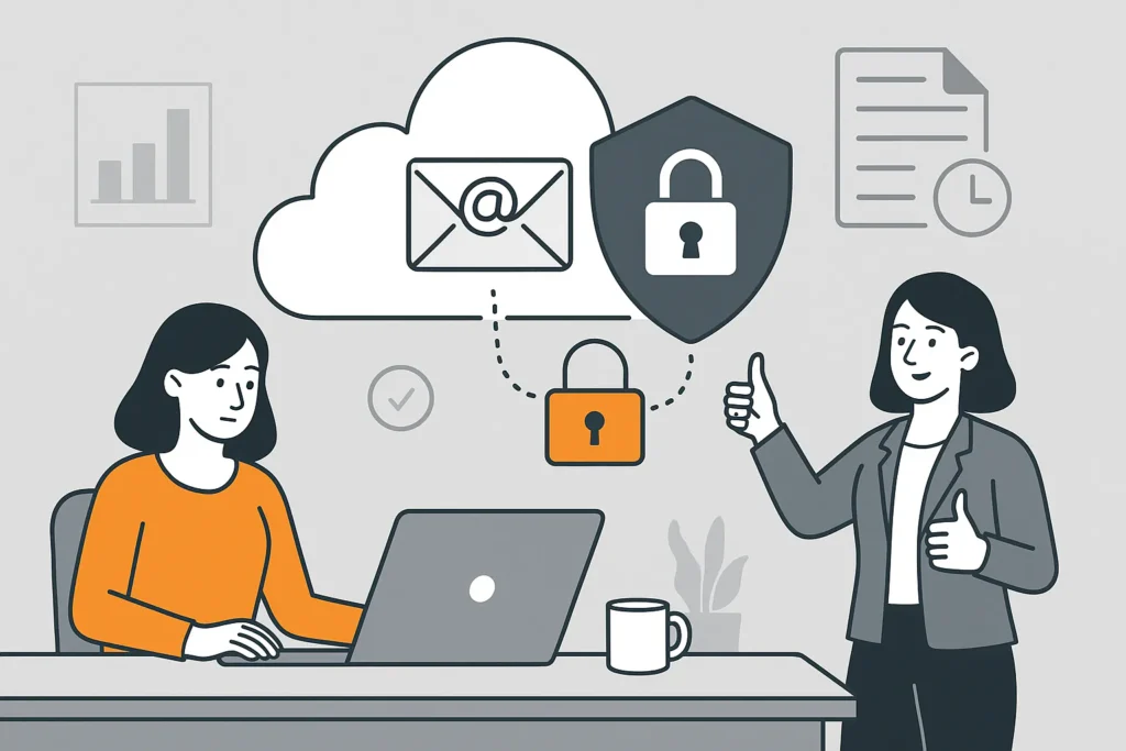Protección de datos en correo empresarial