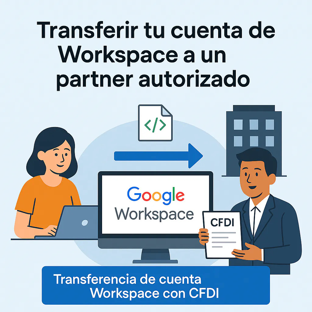 Transferir tu cuenta de Workspace a un partner autorizado