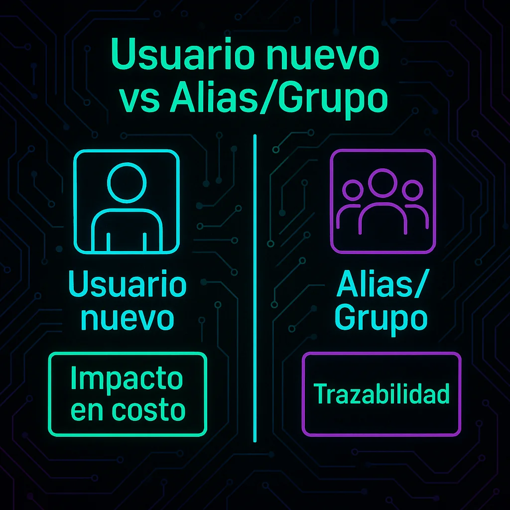 cómo evitar problemas al contratar Google directo con alias y grupos
