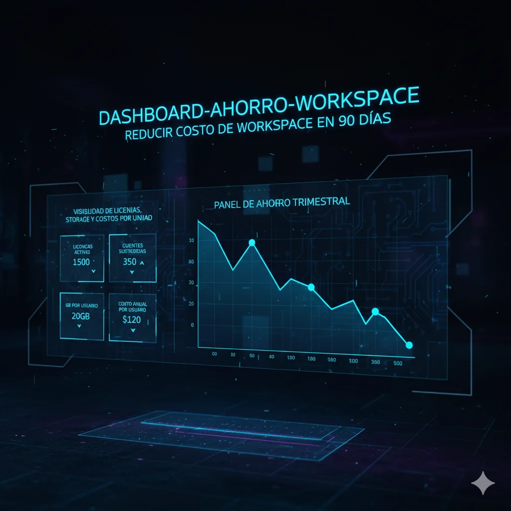 reducir costo de Workspace en 90 días