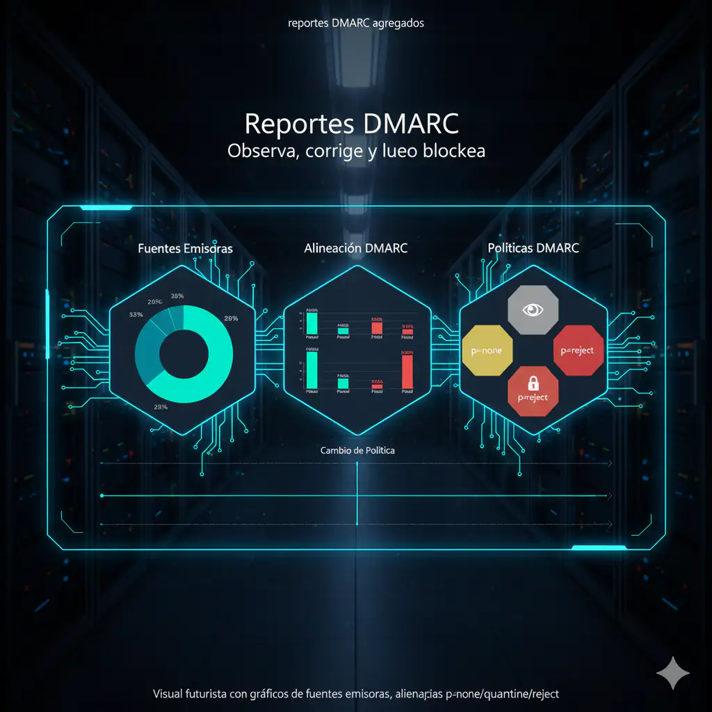 reportes DMARC agregados