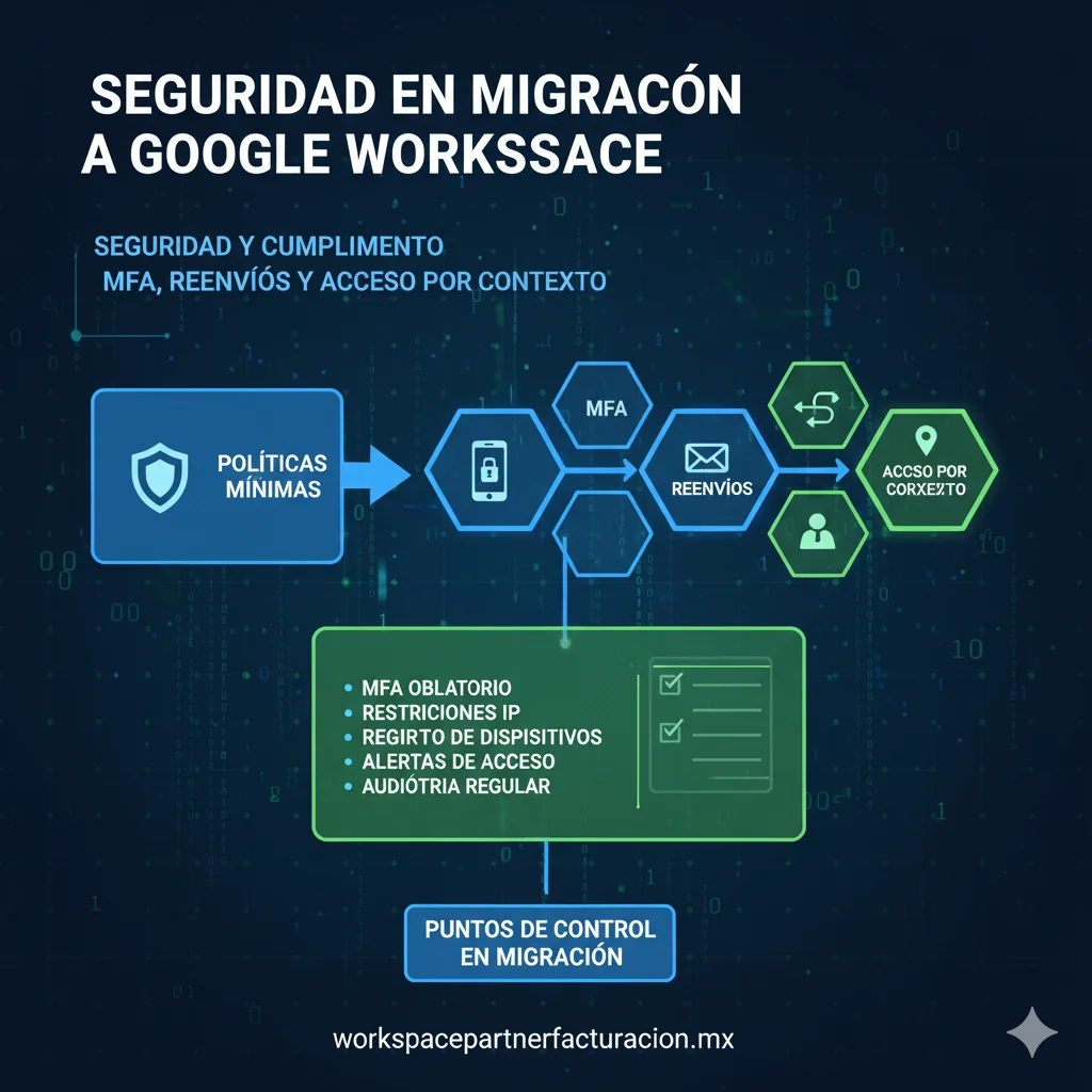 seguridad en migración a Google Workspace