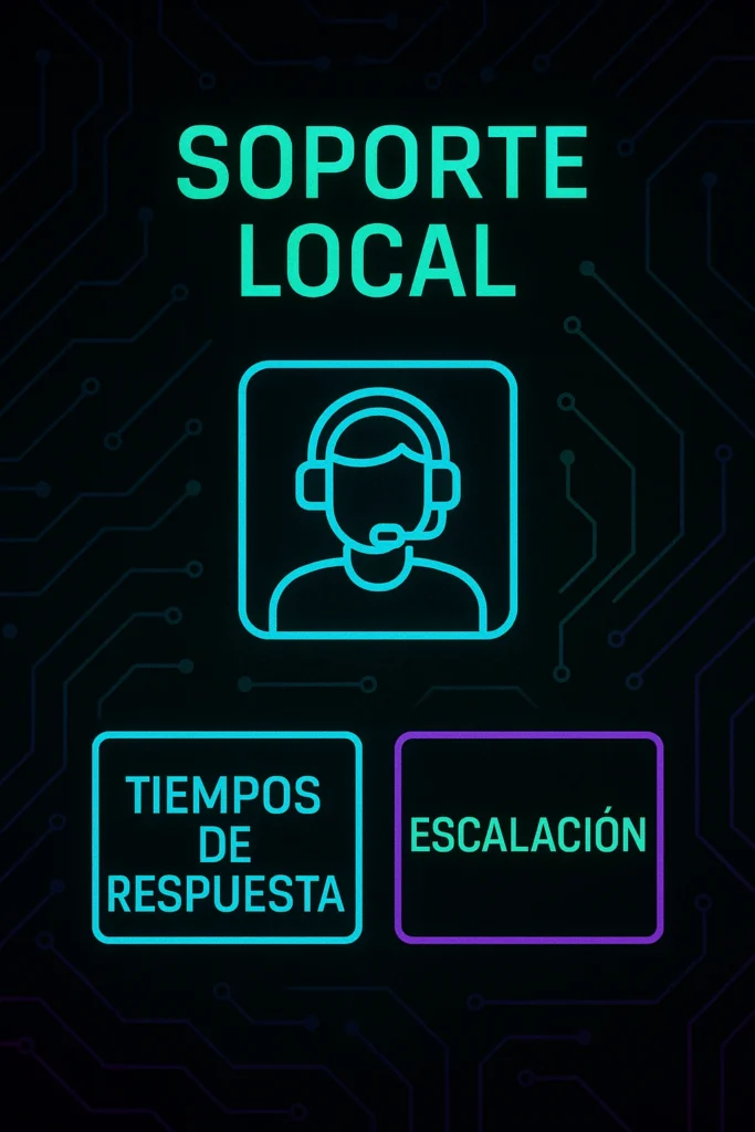 soporte local especializado