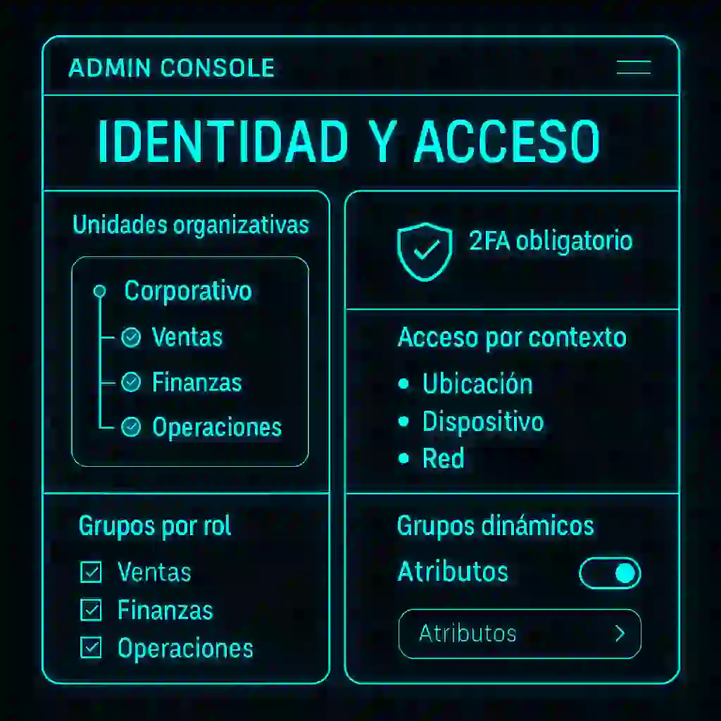 arquitectura de identidad en Google Workspace