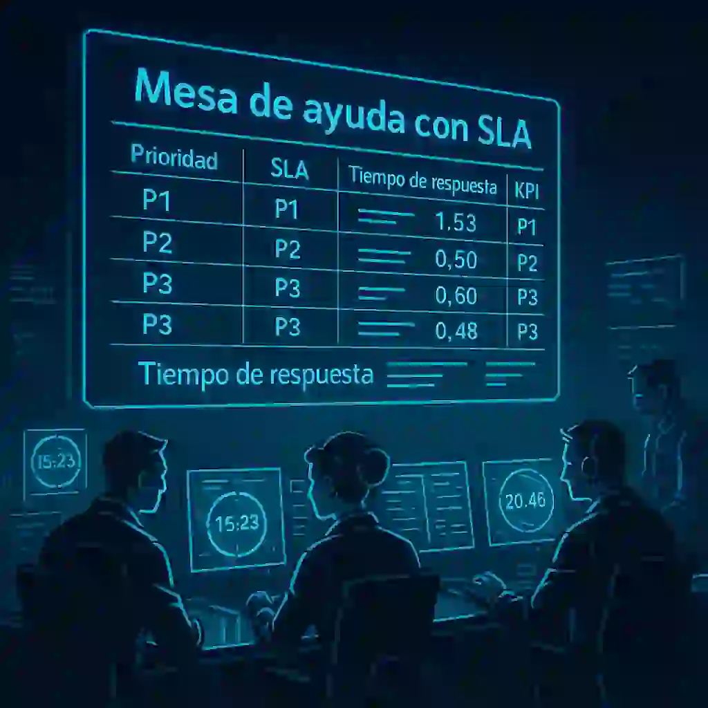 equipo de trabajo en oficina