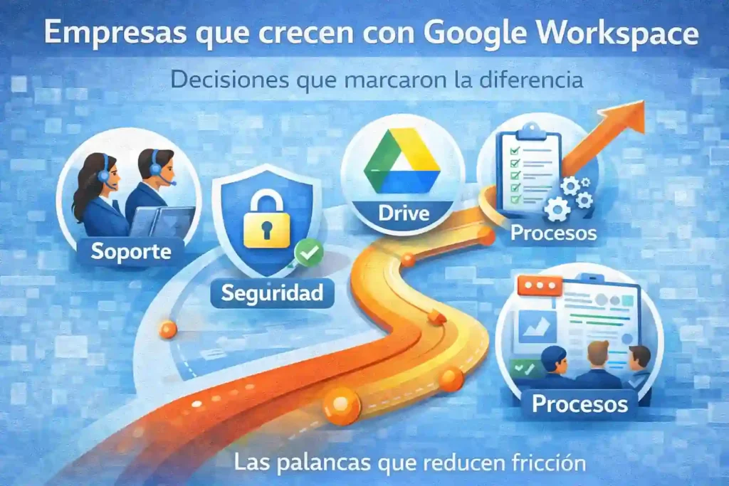 empresas que crecen con Google Workspace: decisiones que marcaron la diferencia