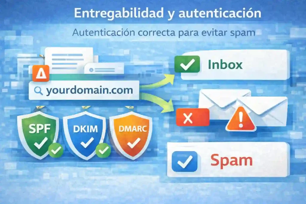 Google Workspace activo pero mal configurado en entregabilidad: SPF DKIM DMARC