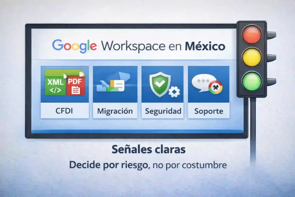 partner de Google Workspace en México con señales claras para decidir
