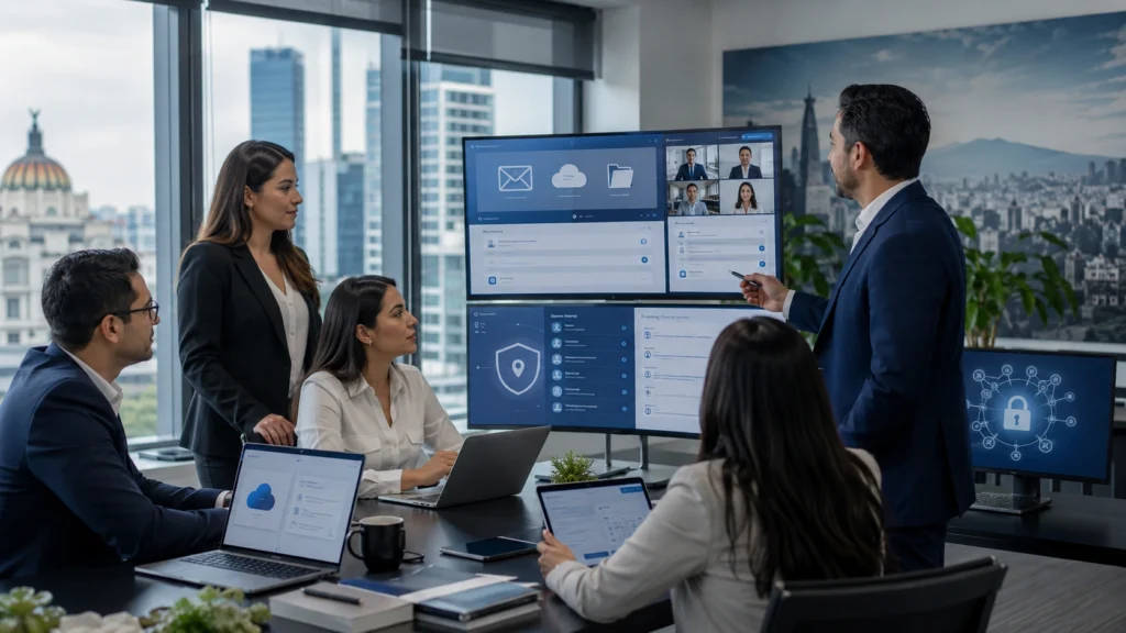 Empresa contratando Google Workspace en México con soporte y administración empresarial
